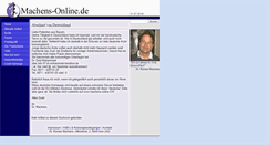 Desktop Screenshot of machens-online.de